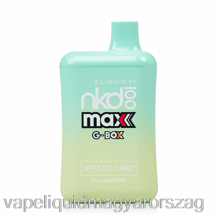 Gbox X Meztelen 100 5500 Eldobható Almás Savanyú öv Vape Pen